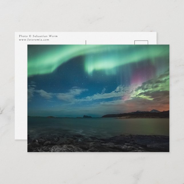 Northern Lights Sommarøy Postcard (Front/Back)