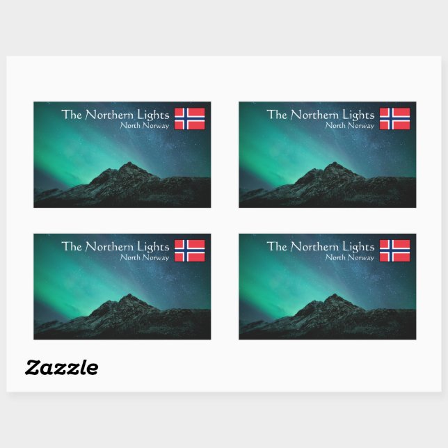 Northern Lights Souvenir Sticker (Sheet)