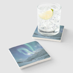 Northern Lights Stone Stone Coaster