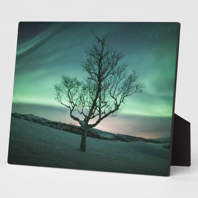Northern Lights Tree Plaque (Side)