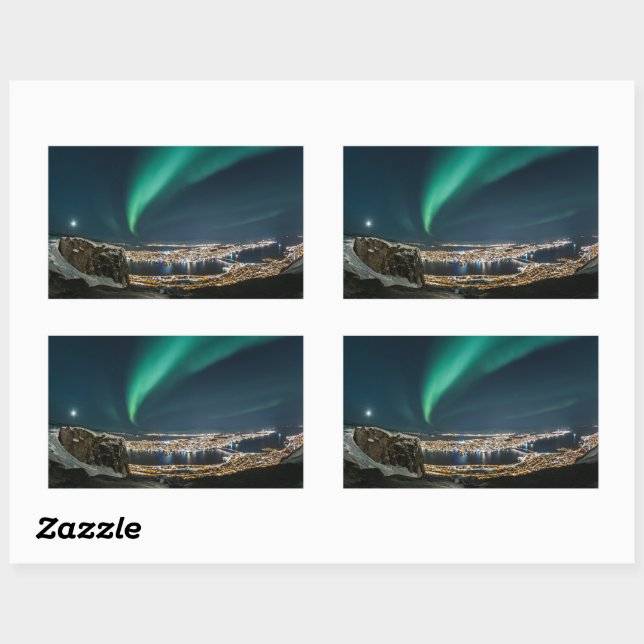 Northern Lights Tromso Sticker (Sheet)