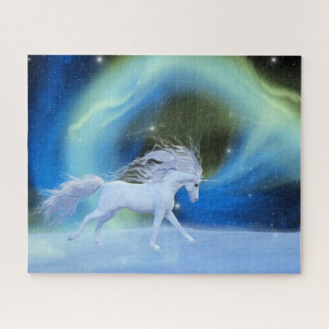 Northern lights unicorn Puzzle (Horizontal)