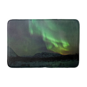 Northern Lights   Whitehorse, Yukon Bath Mat