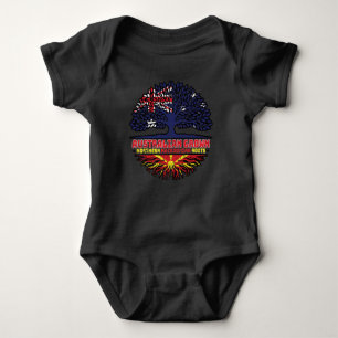 Northern Macedonia Macedonian Australian Australia Baby Bodysuit
