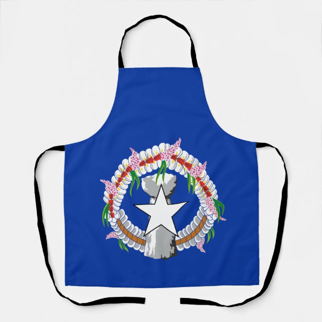 Northern Mariana Islands Flag Apron (Front)