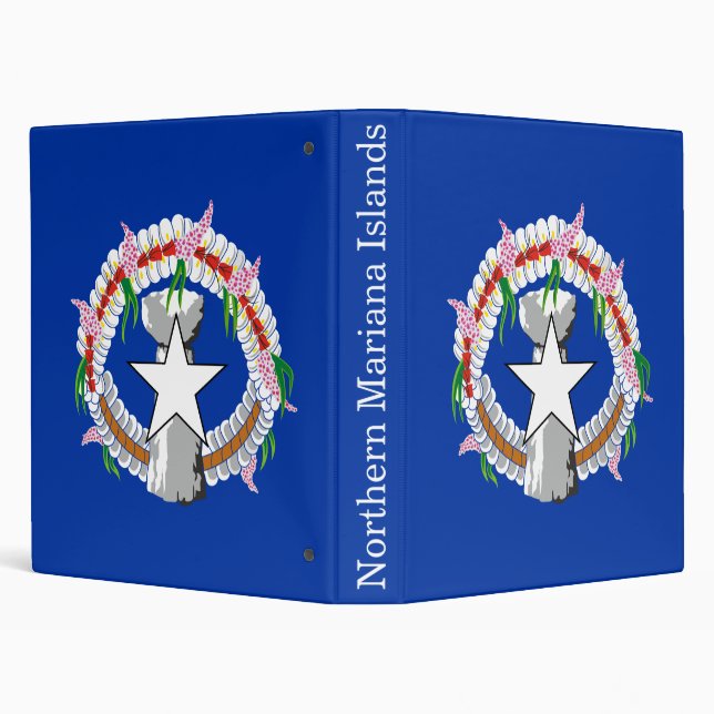 Northern Mariana Islands Flag Binder (Background)