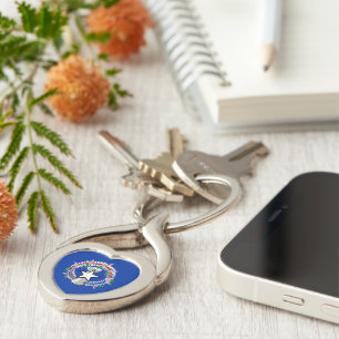 Northern Mariana Islands flag Keychain