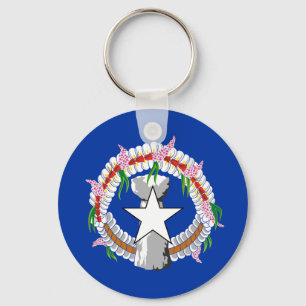 Northern Mariana Islands Flag Keychain