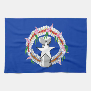 Northern Mariana Islands Flag Kitchen Towel