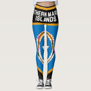 Northern Mariana Islands Flag Leggings