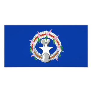 Northern Mariana Islands Flag Photo Print