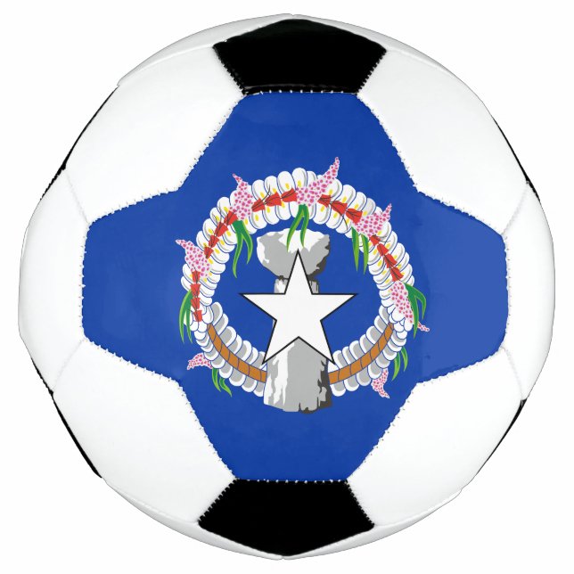 Northern Mariana Islands Flag Soccer Ball (Front)
