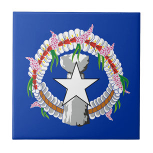 Northern Mariana Islands Flag Tile