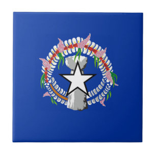 Northern Mariana Islands flag Tile