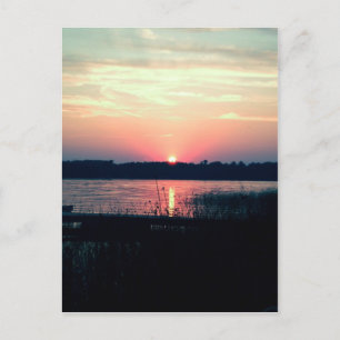 Northern Minnesota Sunset Postcard