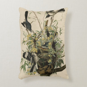 Northern Mocking Bird, Audubon's Birds of America Accent Pillow