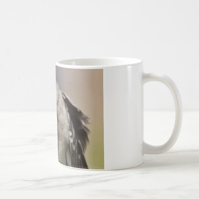 Northern Mockingbird takes a Bow Apparel & Gifts Coffee Mug (Right)