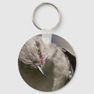 Northern Mockingbird takes a Bow Apparel & Gifts Keychain