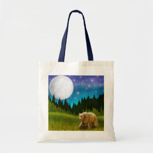 Northern Moon Grizzly Tote Bag