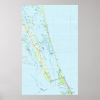 Northern Outer Banks North Carolina Map (1985)