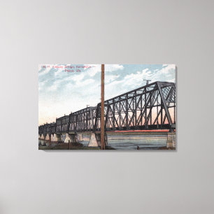Northern Pacific Bridge View Canvas Print