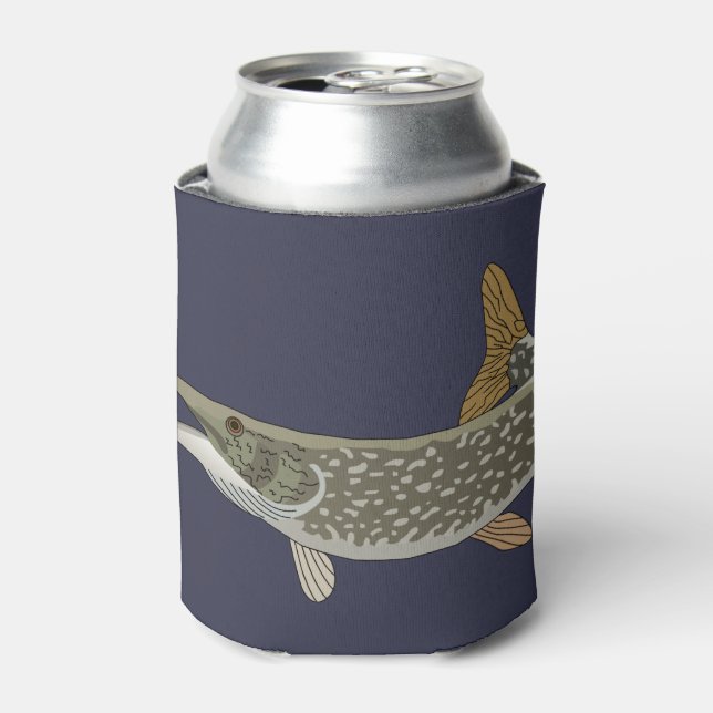 Northern Pike Can Cooler (Can Front)