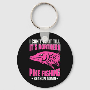 Northern Pike Fisherman Fishing Net Northern Pike  Keychain