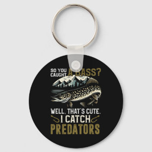 Northern Pike Fishing Keychain