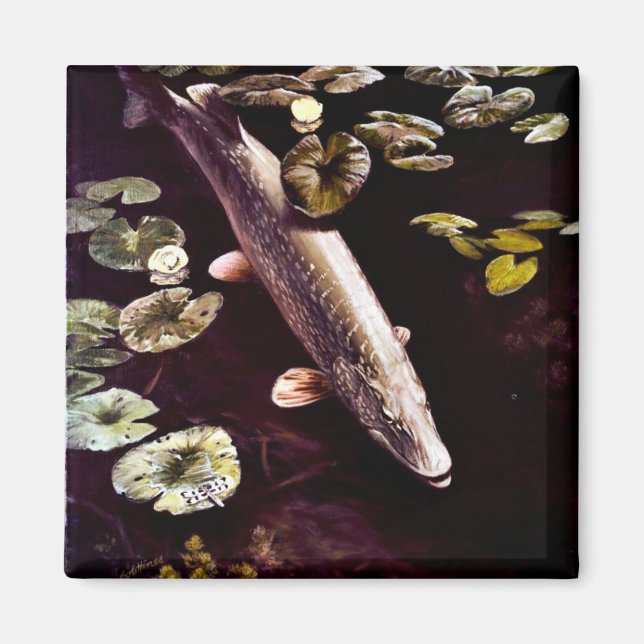 Northern Pike Magnet (Front)