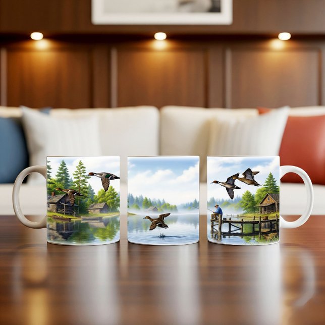 Northern Pintail Ducks Digital Mug Wrap Design (Creator Uploaded)