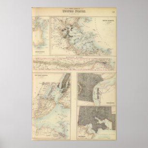 Northern Ports and Harbours in the United States Poster