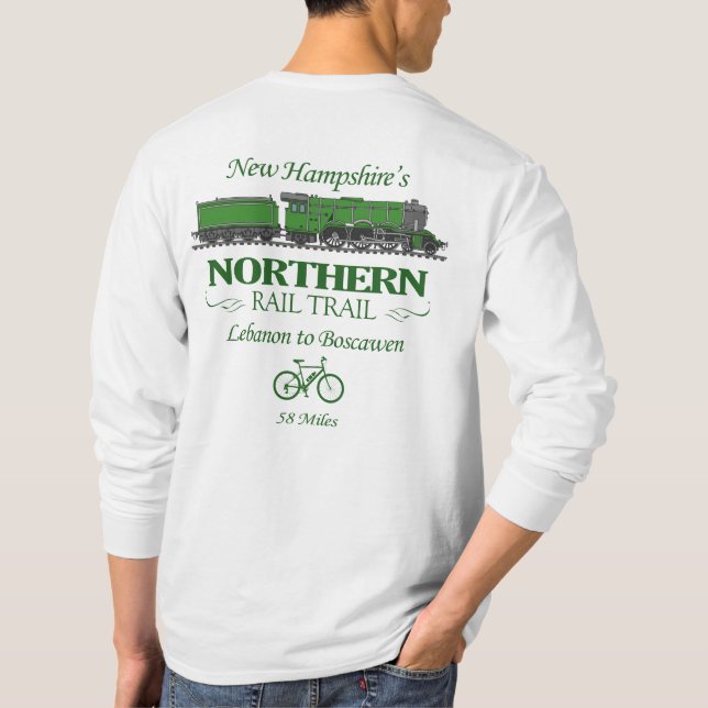 Northern Rail Trail (RT2) T-Shirt (Back)