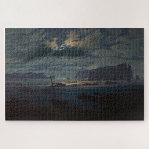 Northern Sea in the Moonlight – Friedrich Jigsaw Puzzle
