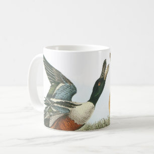 Northern Shoveler by Audubon Coffee Mug