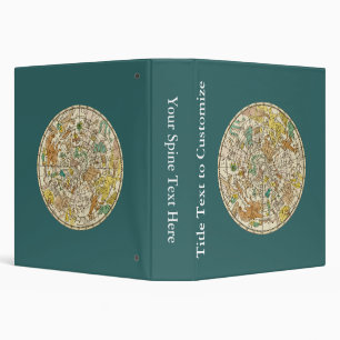 Northern Sky Star Chart and Constellations Map Binder