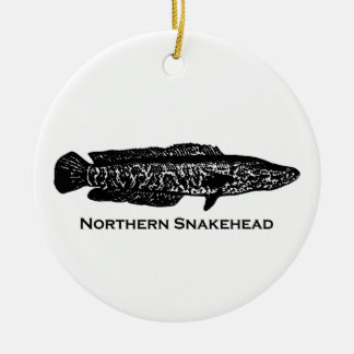 Northern Snakehead Ceramic Ornament