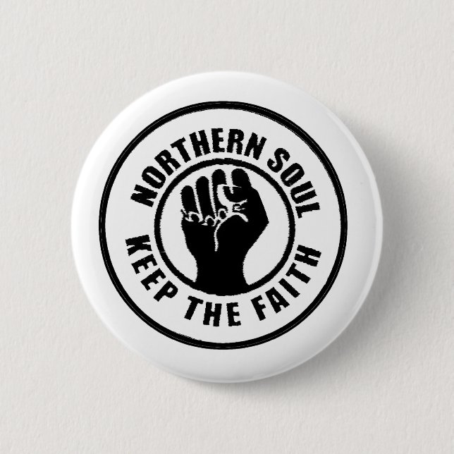 Northern Soul 2 Inch Round Button (Front)