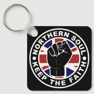 Northern Soul - Keep The Faith Keychain