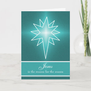 Northern Star Vertical Christmas Card