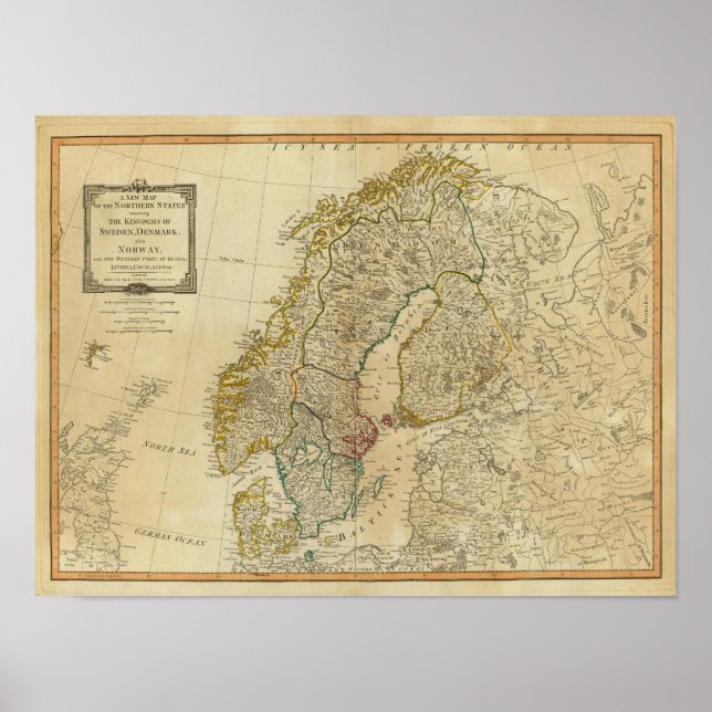 Northern States Scandinavia Poster (Front)
