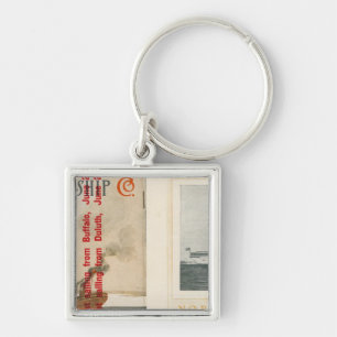 Northern Steamship Company Keychain