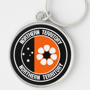 Northern Territory Round Emblem Keychain