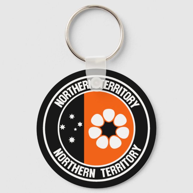 Northern Territory Round Emblem Keychain (Front)