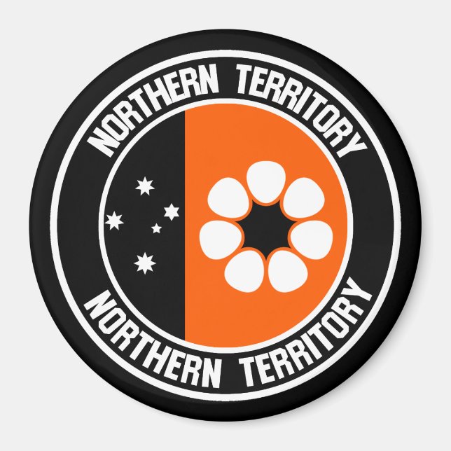 Northern Territory Round Emblem Magnet (Front)