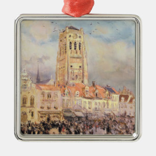 Northern Town Metal Ornament