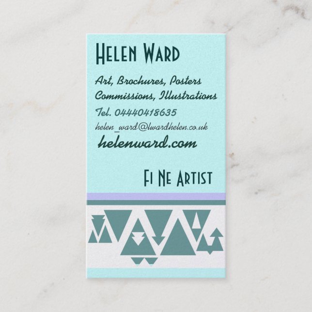 Northern Triangles Profile Card (Front)