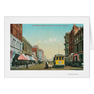 Northern View of 5th Street from F Street