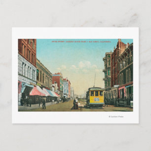 Northern View of 5th Street from F Street Postcard