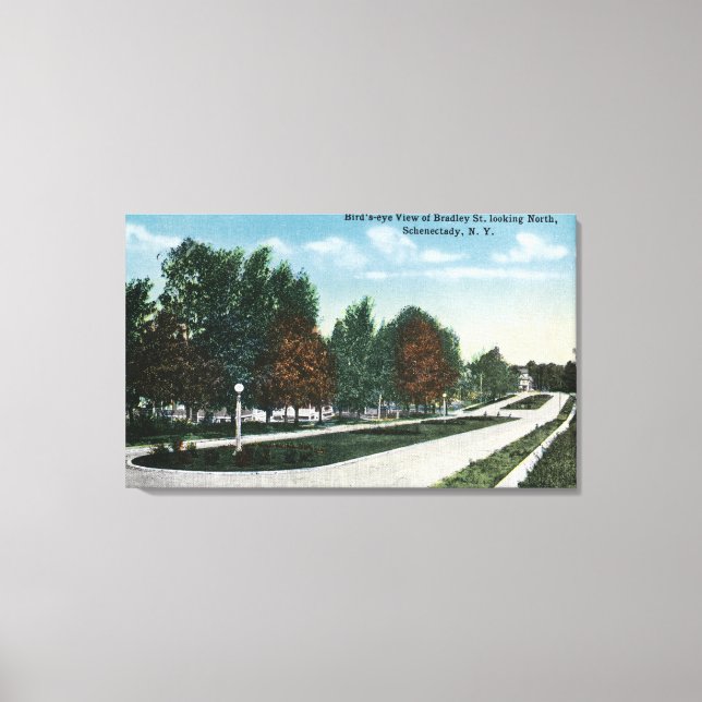 Northern View of Bradley Street Canvas Print (Front)