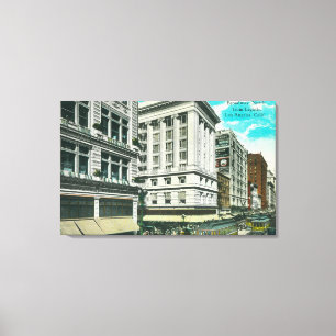 Northern View of Broadway from Eighth Canvas Print